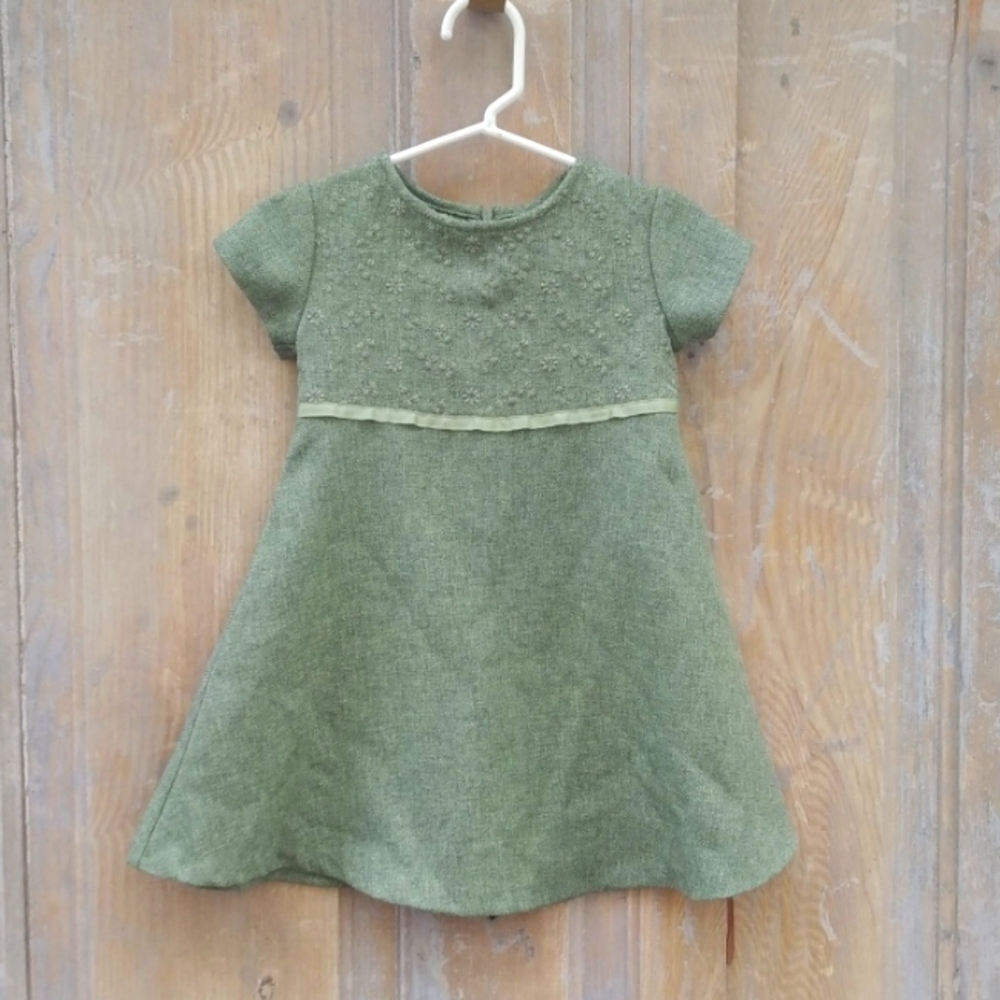 Vintage Sage Green Dress